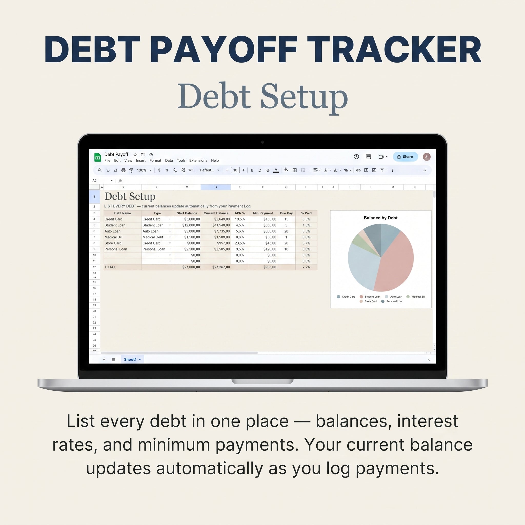 Debt Payoff Tracker