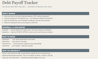 Debt Payoff Tracker