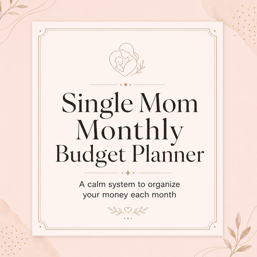 Single Mom Budget Planner product